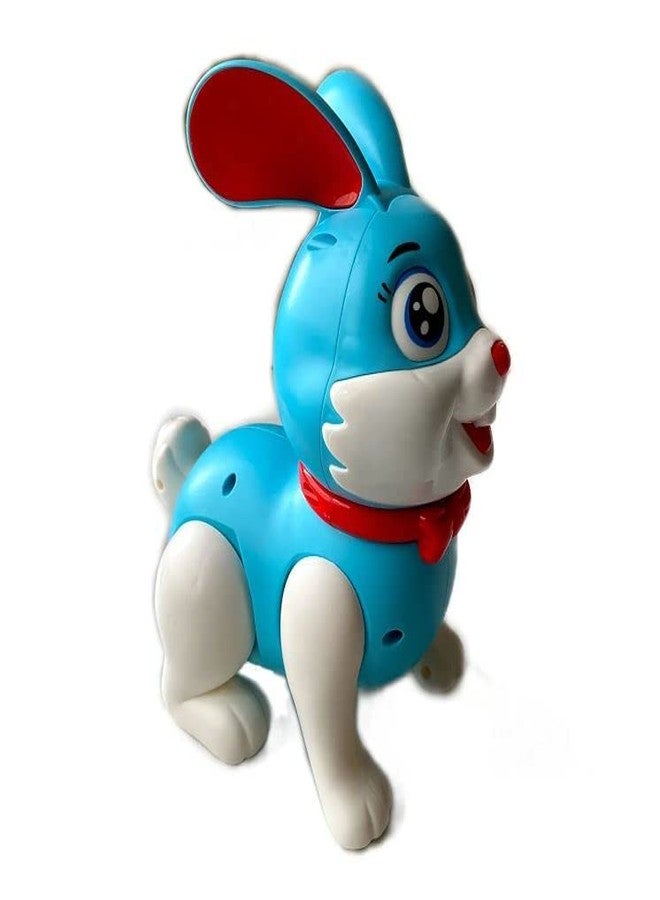 TECH LOGO ELECTRONICS Jumping and Walking Rabbit/Bunny, Makes Sweet Sounds and Blinks Colored Lights, Move Tail and Ears Like Real Rabbits, Best Birthday Gift (Rabbit) - Image 5